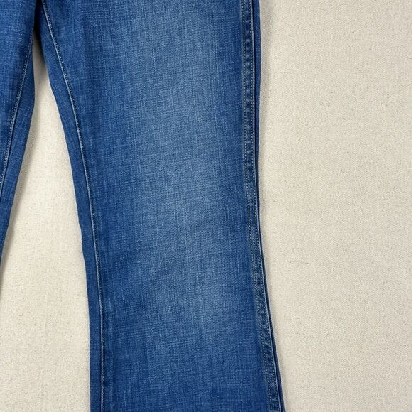 Outerknown Paramour Flare SEA Jeans Women’s 24 Blue High Rise Denim Stretch Pant - Picture 3 of 16